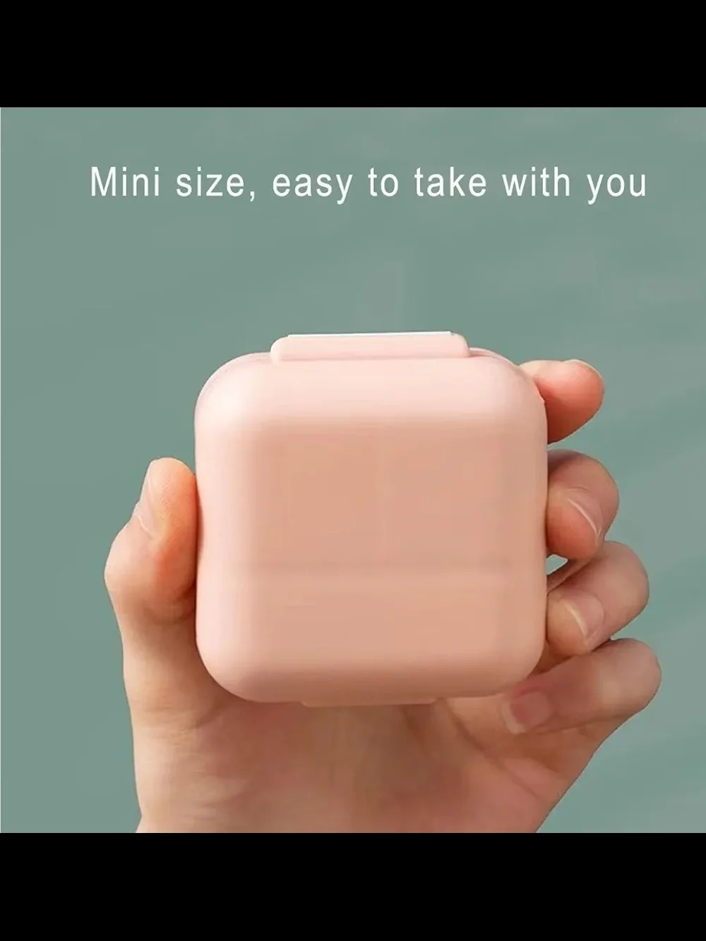 Pink Portable Pill & Small Item Organizer BNIB
